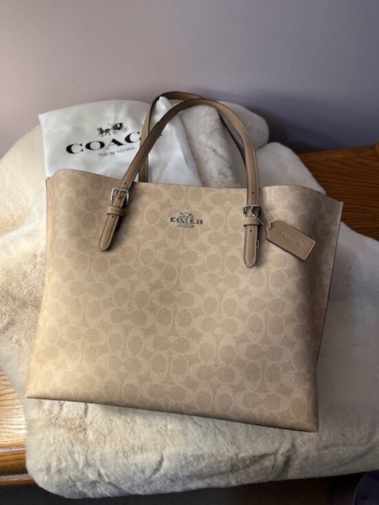 Coach Handbags - COACH -Signature Canvas Tote Handbag